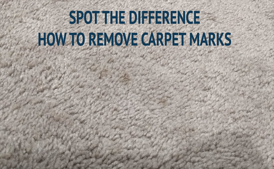 Removing carpet marks at home